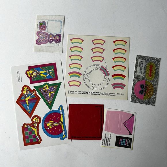 Vintage Barbie Cardboard Cut Out Accessories Magazine Lot Easter Teacher Olympic - Picture 3 of 9